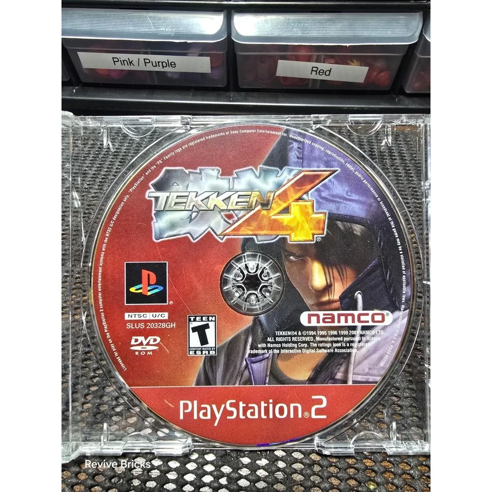 Tekken 4 (Sony PlayStation 2, PS2, 2002) Game Only Greatest Hits Tested Working‎